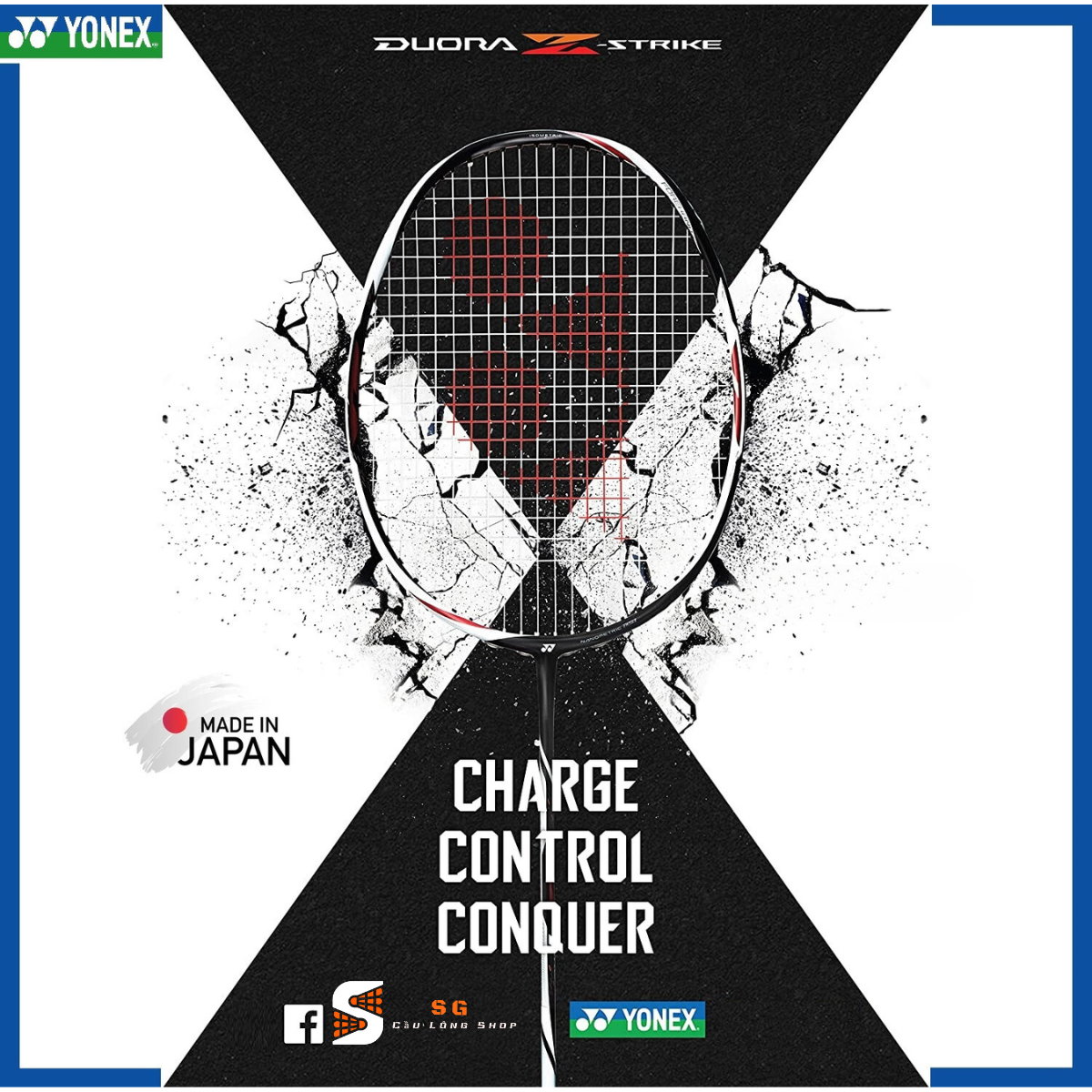 Vợt Cầu Lông Yonex Duora Z- Strike Chính Hãng | Tốc độ, uy lực và kiểm soát