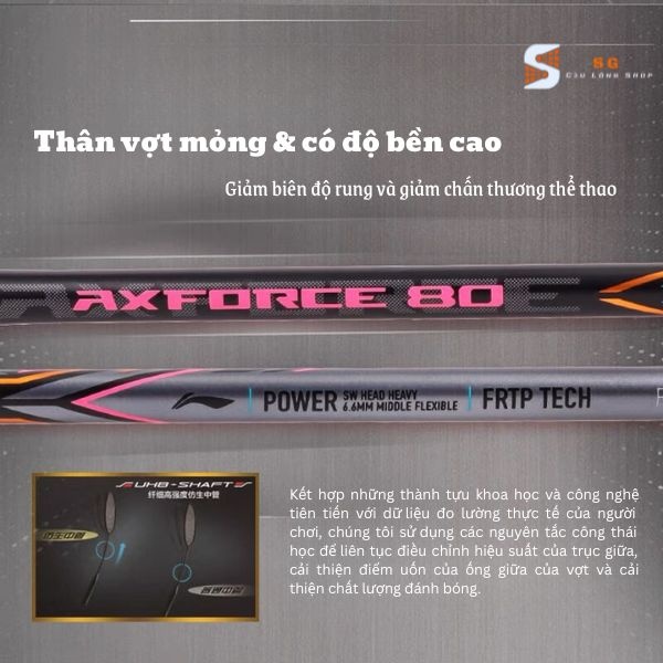 Vợt Lining Axforce 80-nội địa