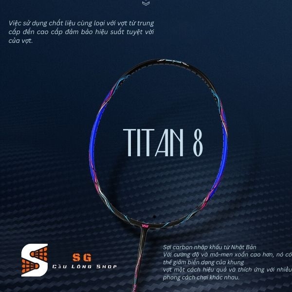 Vợt Cầu Lông VS Titan 8 Chính Hãng